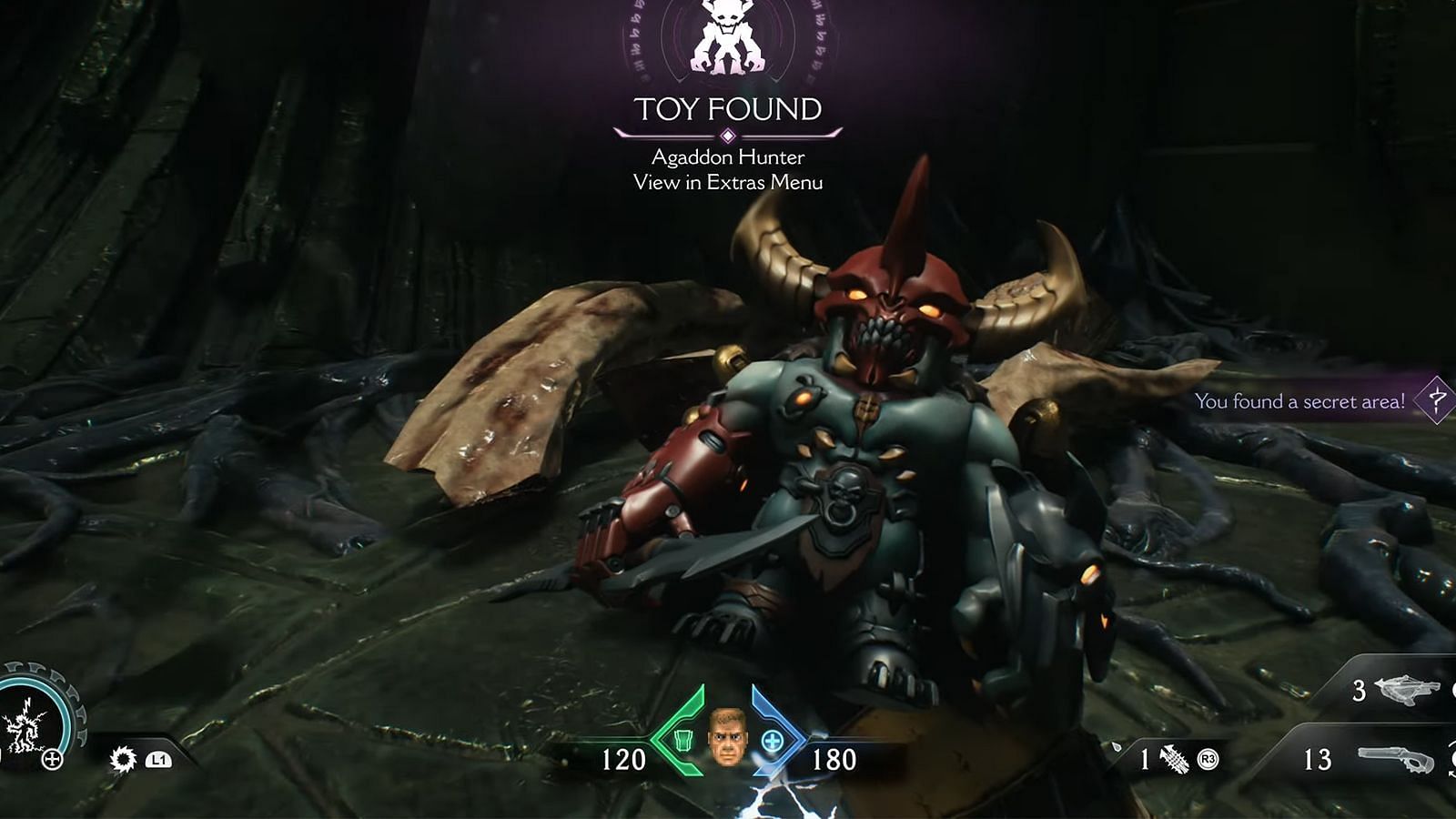 Agaddon Hunter Toy in Doom The Dark Ages (Image via Bethesda || YouTube/@BackseatGuides)